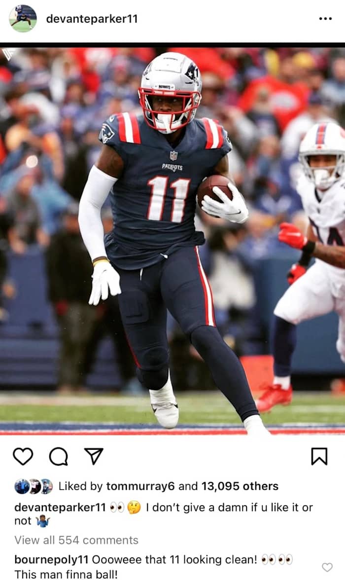Cred: DeVante Parker, Instagram